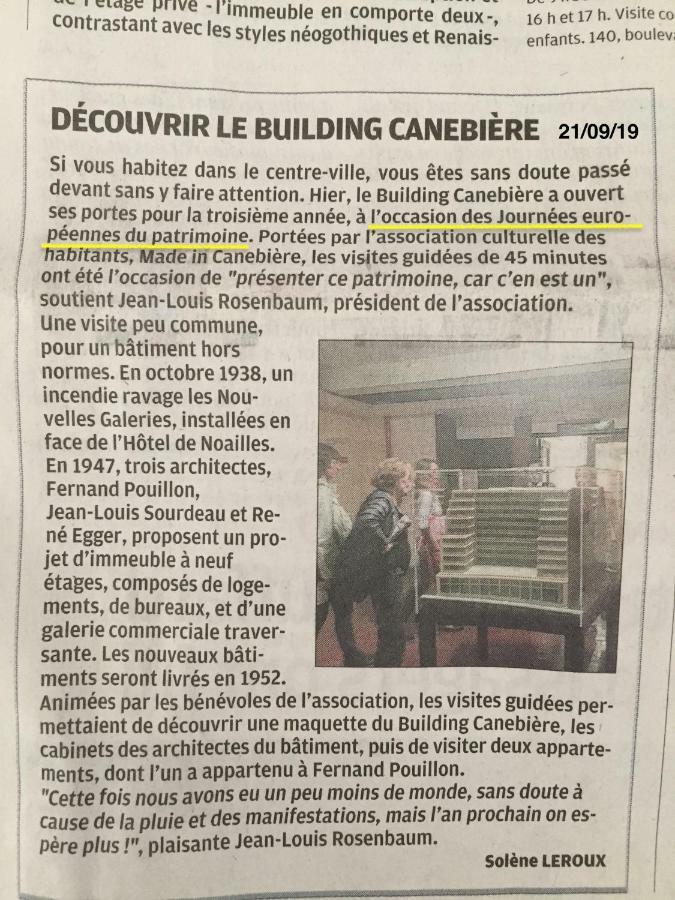 מרסיי The Building Canebiere מראה חיצוני תמונה